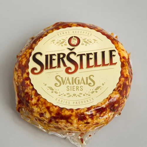 SierŠtelle siers — Ar čili un ķimenēm
