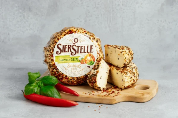 SierŠtelle siers — Ar garšvielu maisījumu