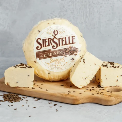 SierŠtelle siers — Ar ķimenēm