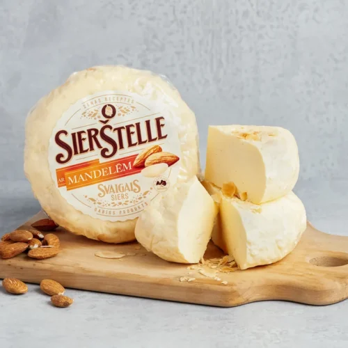 SierŠtelle siers — Ar mandelēm