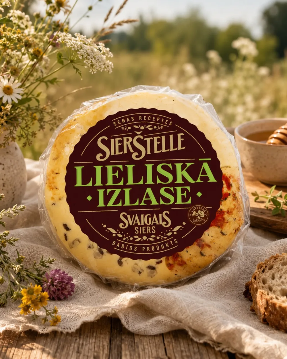 SierŠtelle siera gatavošanas process siernīcā